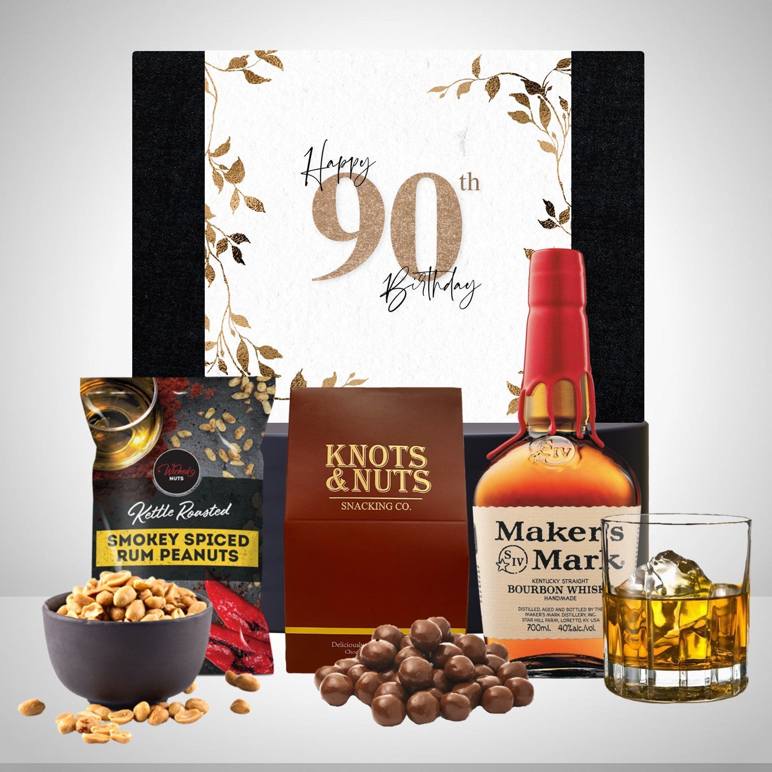 Happy 90th Gift a Makers Mark