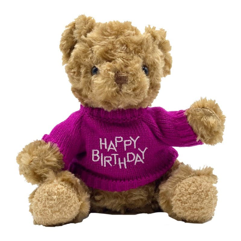 Happy Birthday Teddy Pink